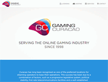 Tablet Screenshot of gaming-curacao.com